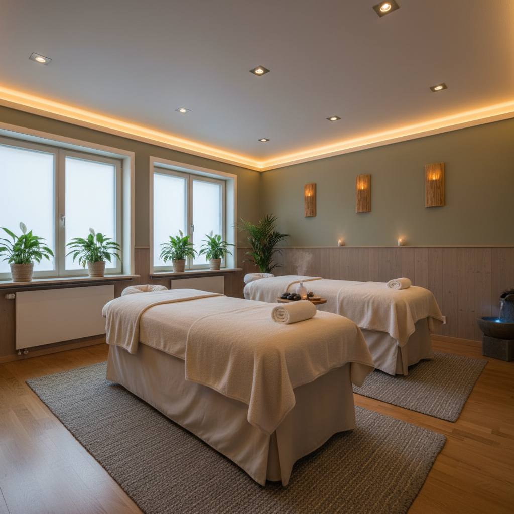 Kırklareli'de masaj salonu iç mekanı