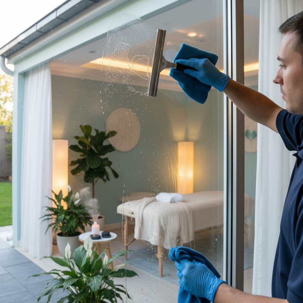 Huzurlu bir masaj terapisi odası