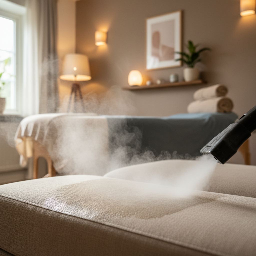 Rahatlatıcı bir masaj terapisi odası