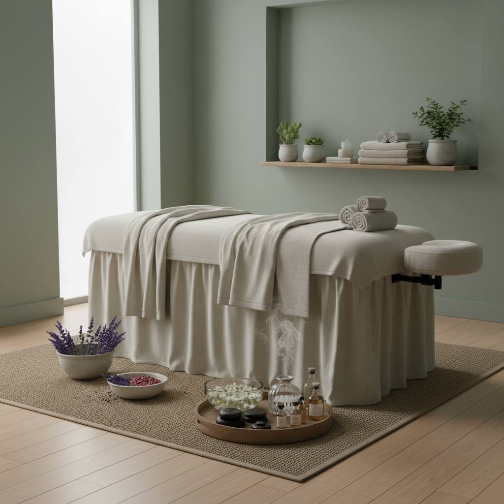 Rahatlatıcı bir masaj ortamı