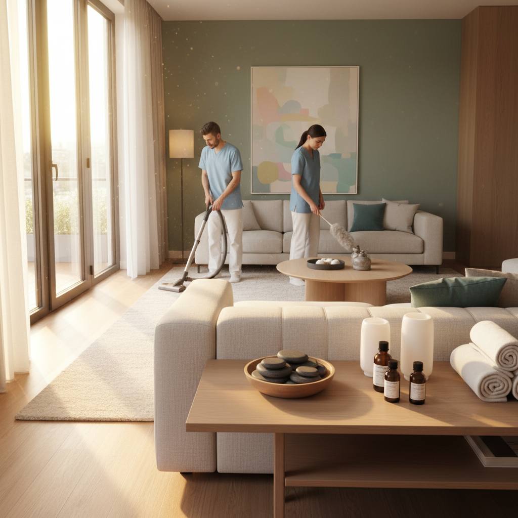 Rahatlatıcı bir masaj ortamı