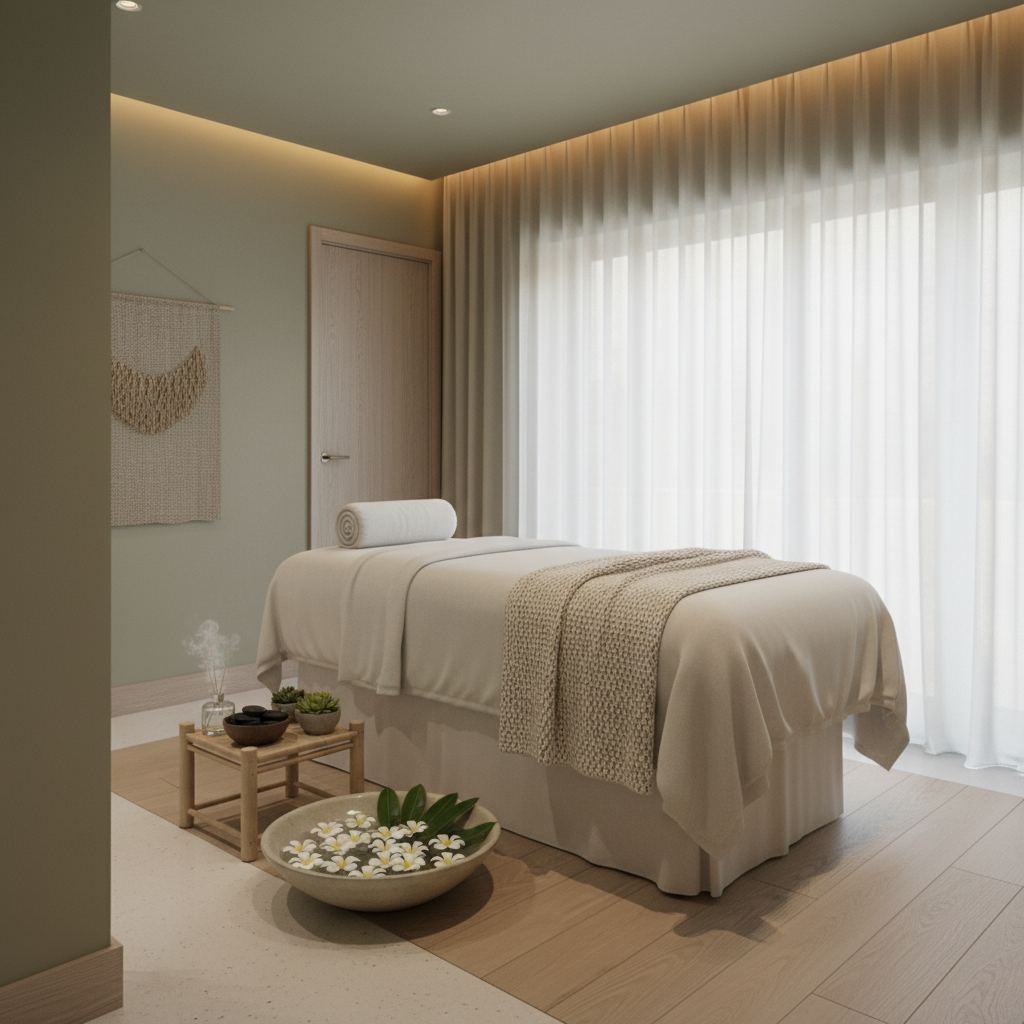 Rahatlatıcı bir spa odası