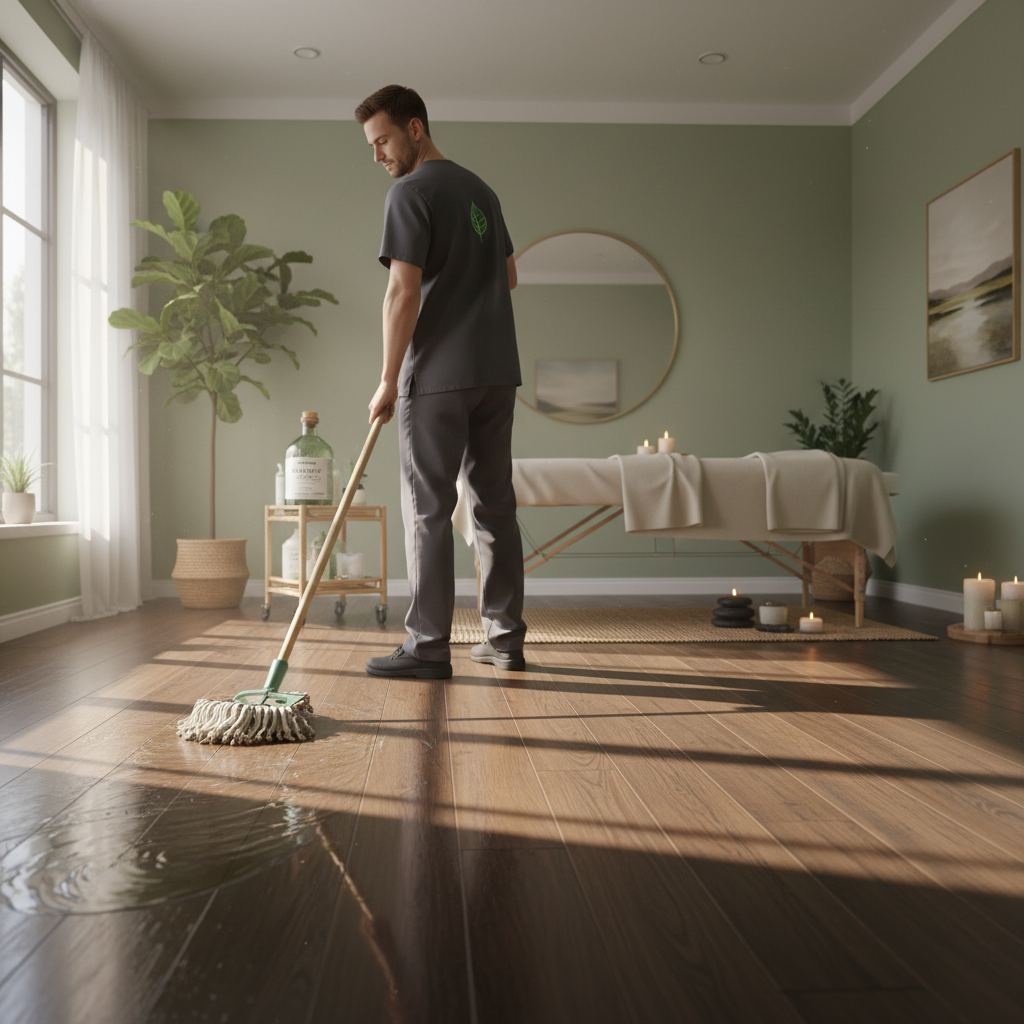 Rahatlatıcı bir masaj terapisi odası