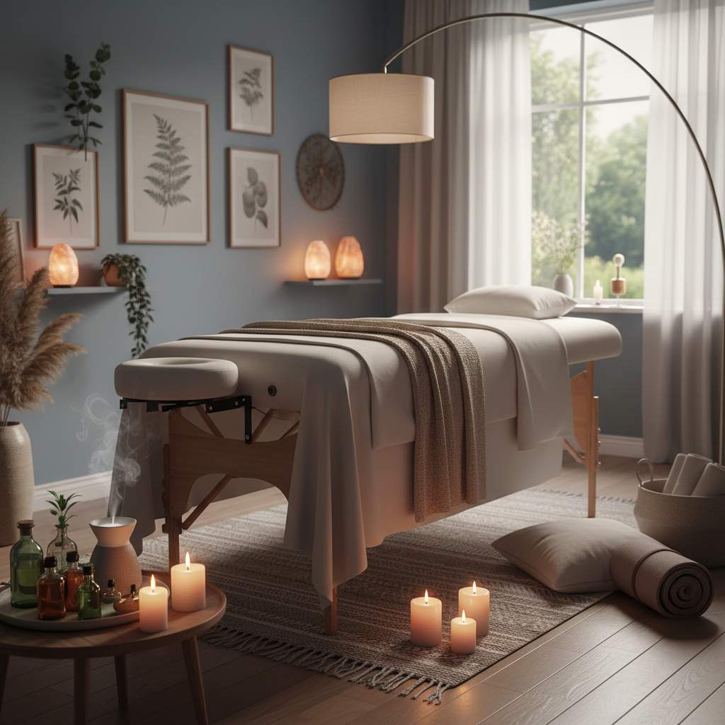 Evde masaj uygulaması