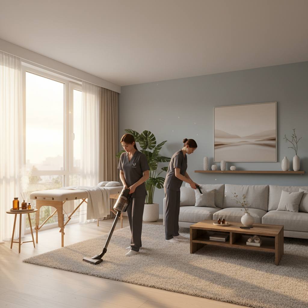 Evde masaj uygulaması