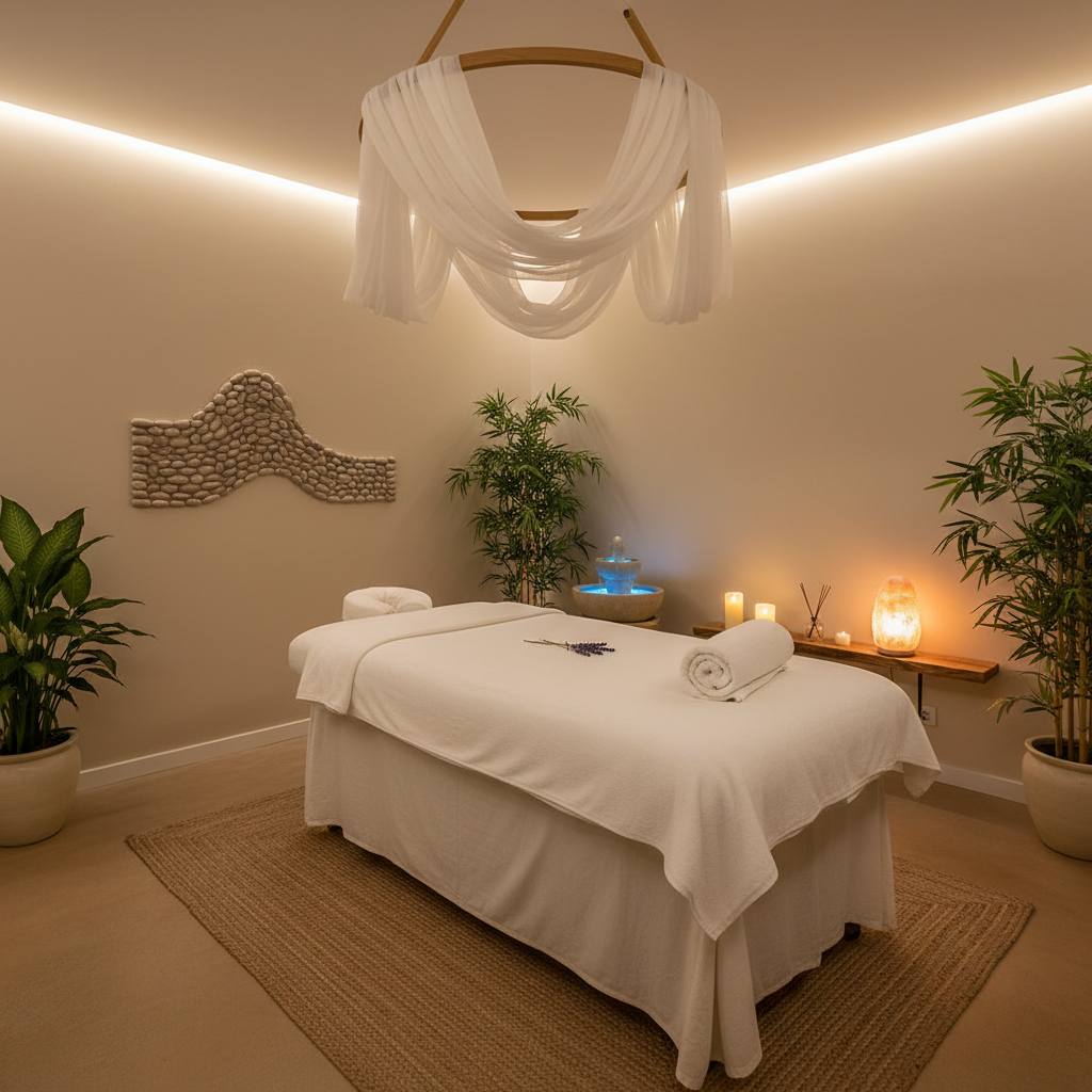 Kırklareli'deki rahatlatıcı bir masaj odası