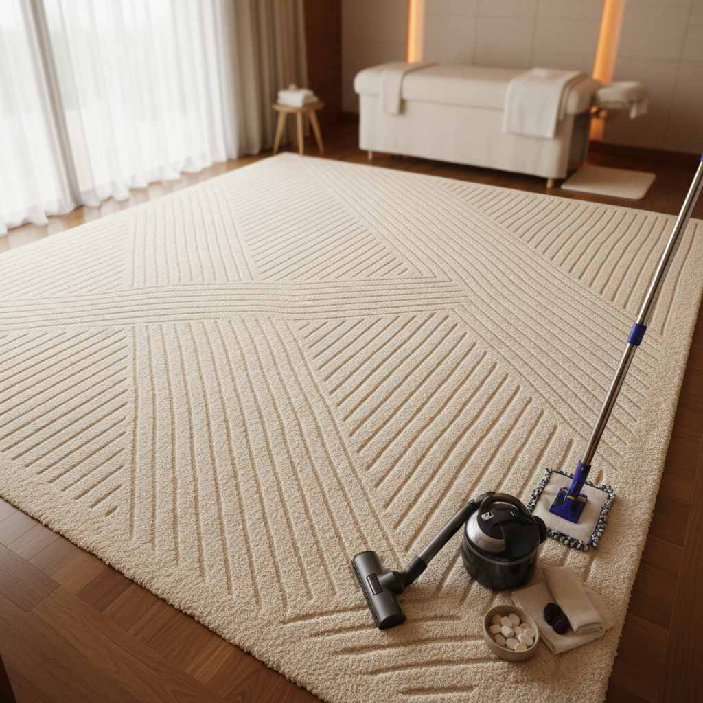 Lüks masaj salonu iç mekan görünümü