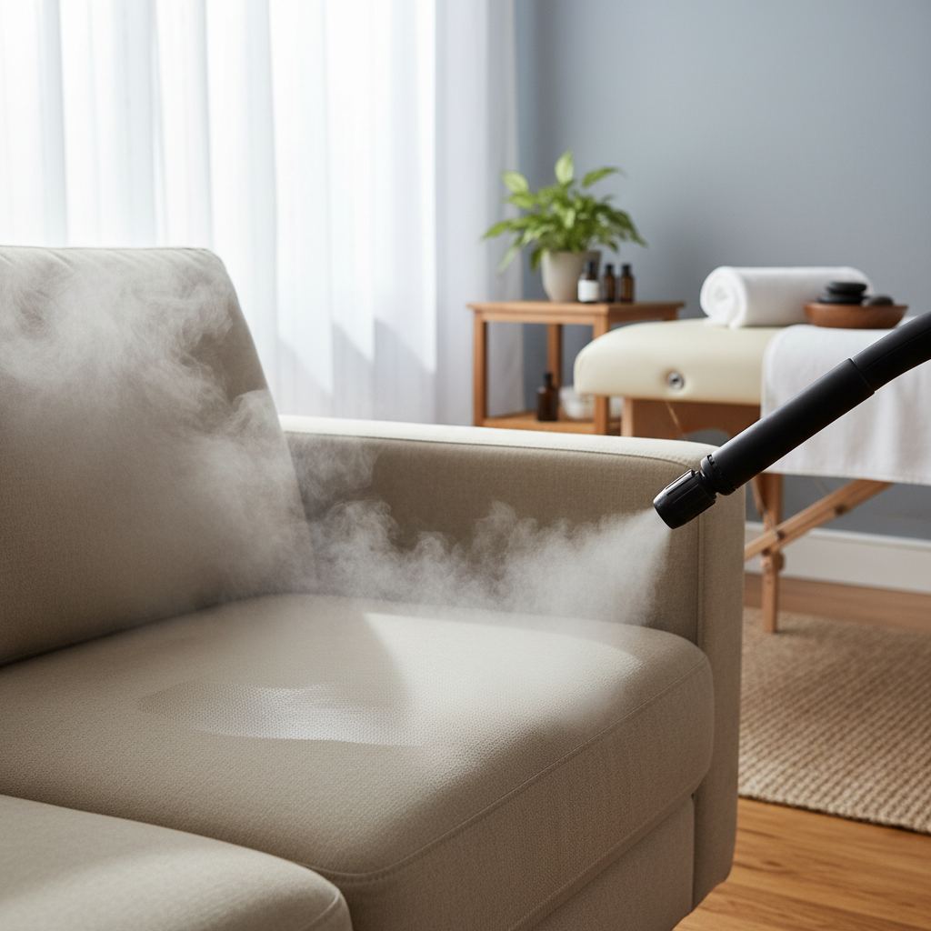 Rahatlatıcı bir masaj salonu atmosferi