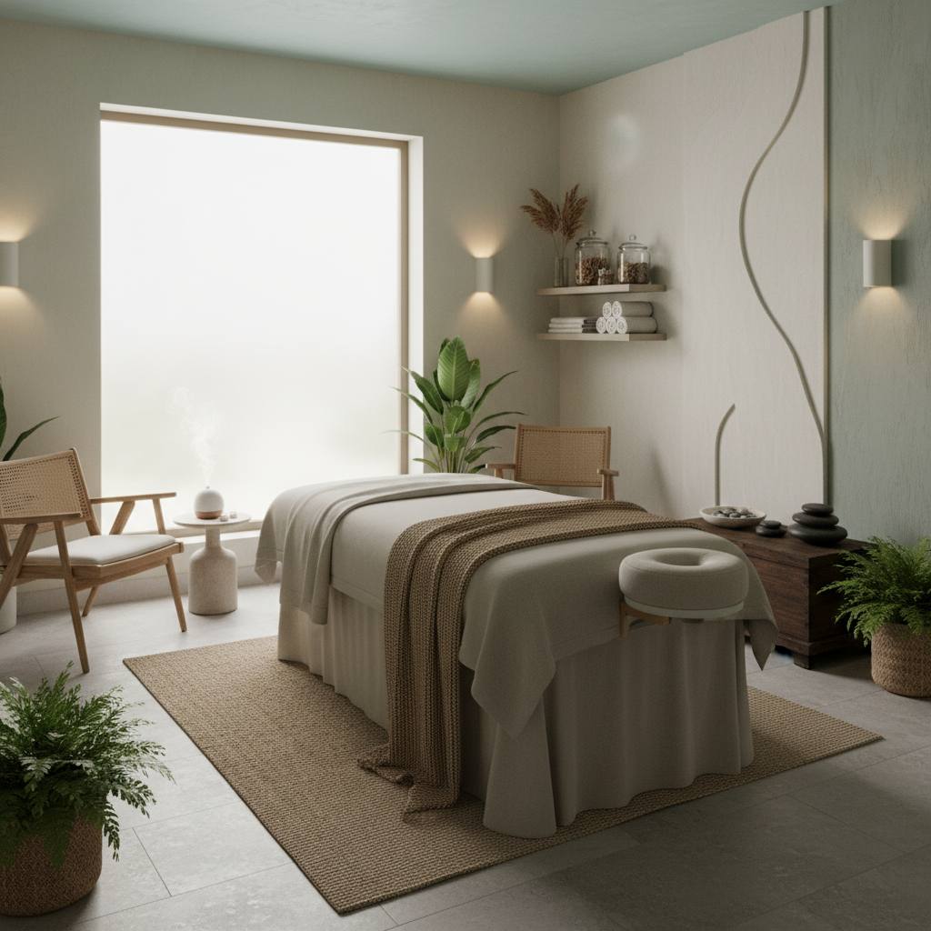 Kırklareli'de bir masaj odası