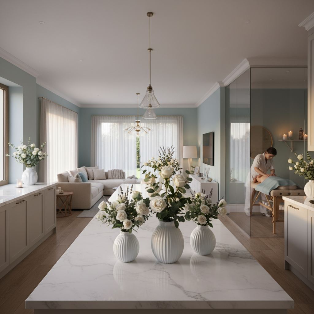 Rahatlatıcı masaj ortamı