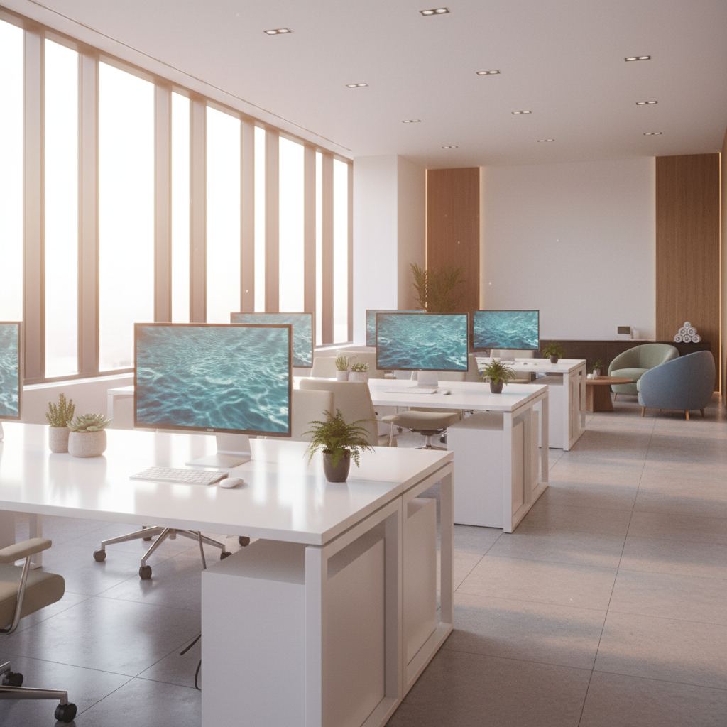 Rahatlatıcı spa ortamı