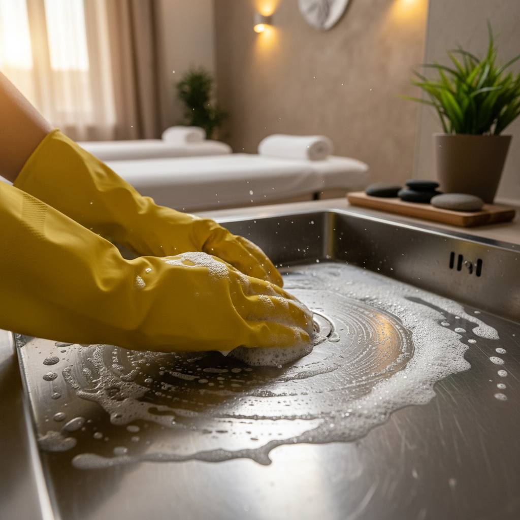 Kırklareli'de bir masaj salonu iç mekan görüntüsü