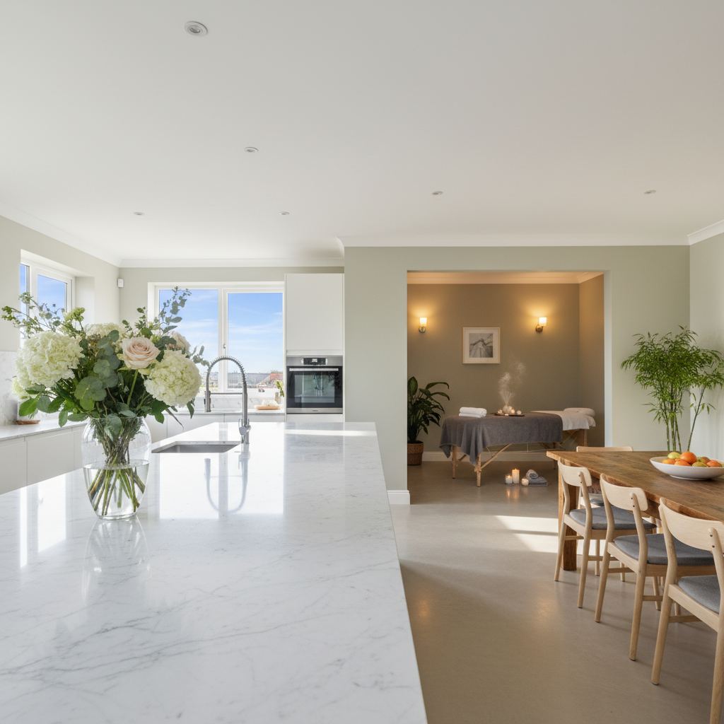 Rahatlatıcı bir masaj odası