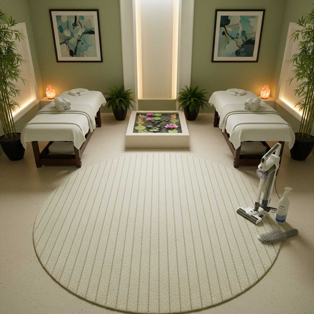 Rahatlatıcı bir masaj salonu iç mekan görüntüsü.