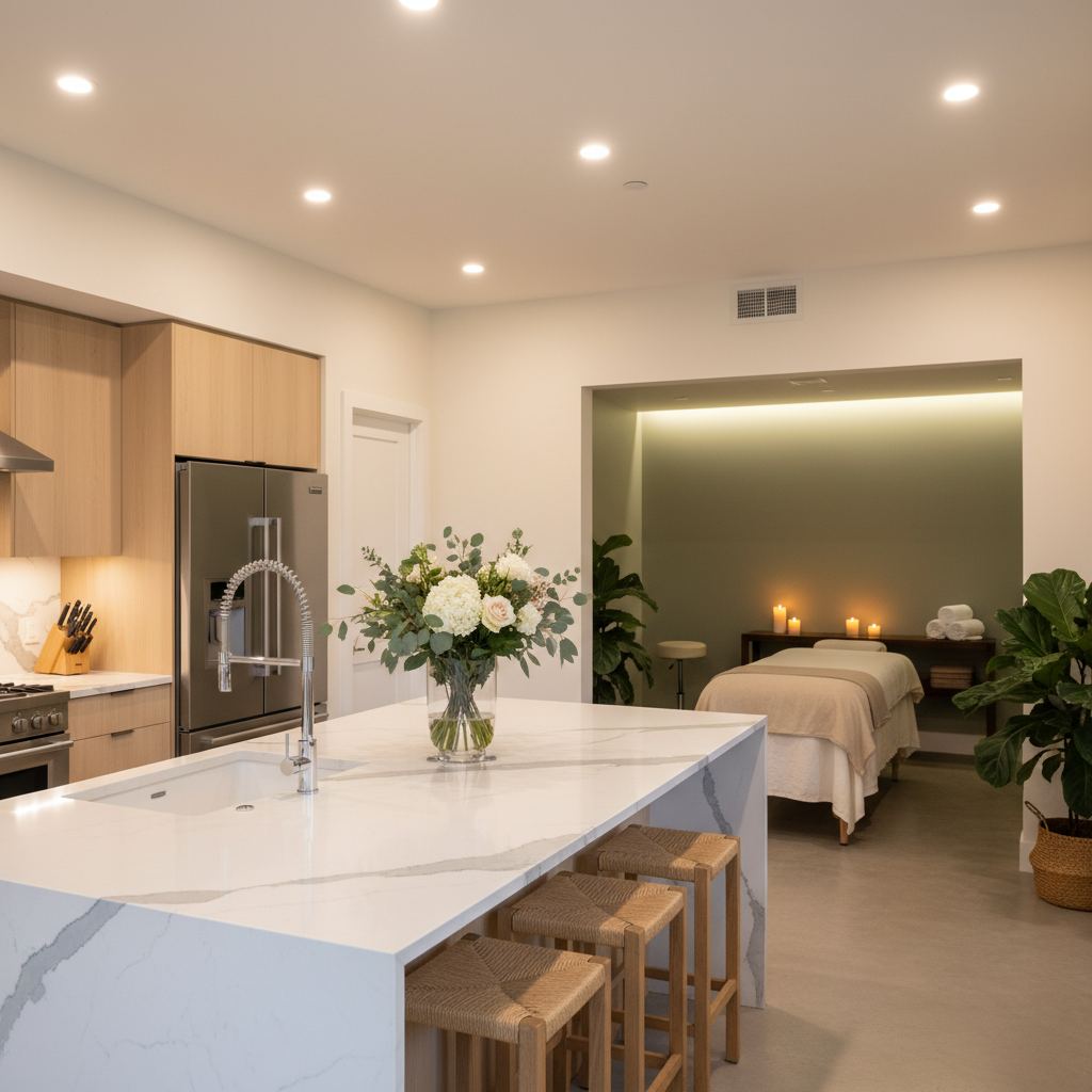 Rahatlatıcı bir masaj ortamı