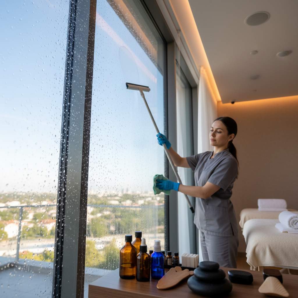 Rahatlatıcı bir masaj odası