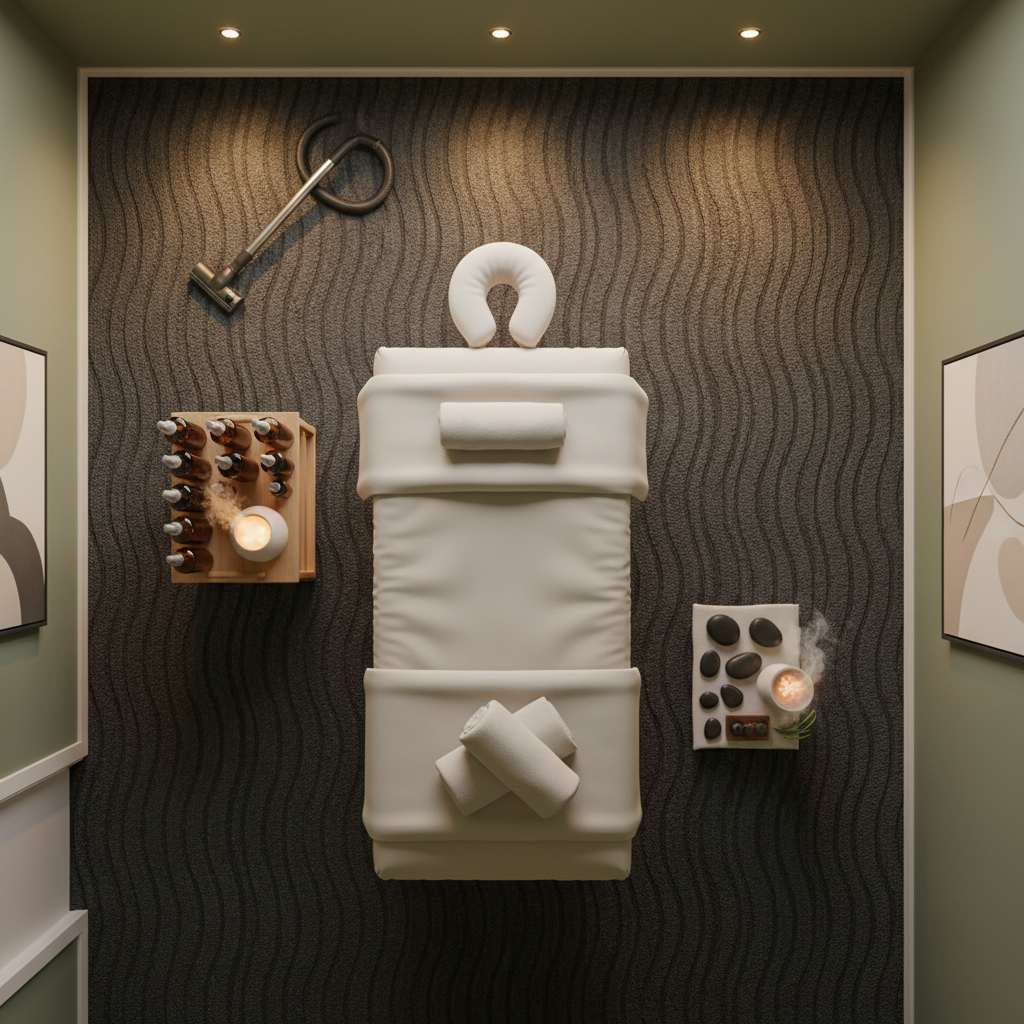 Rahatlatıcı bir masaj sahnesi