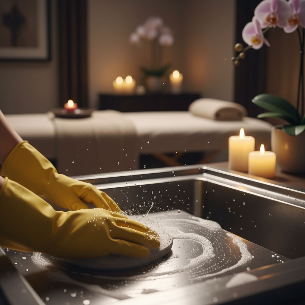 Rahatlatıcı bir masaj ortamı