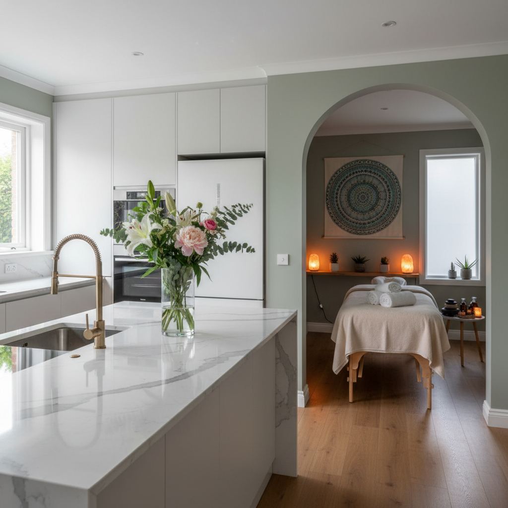 Rahatlatıcı bir masaj odası