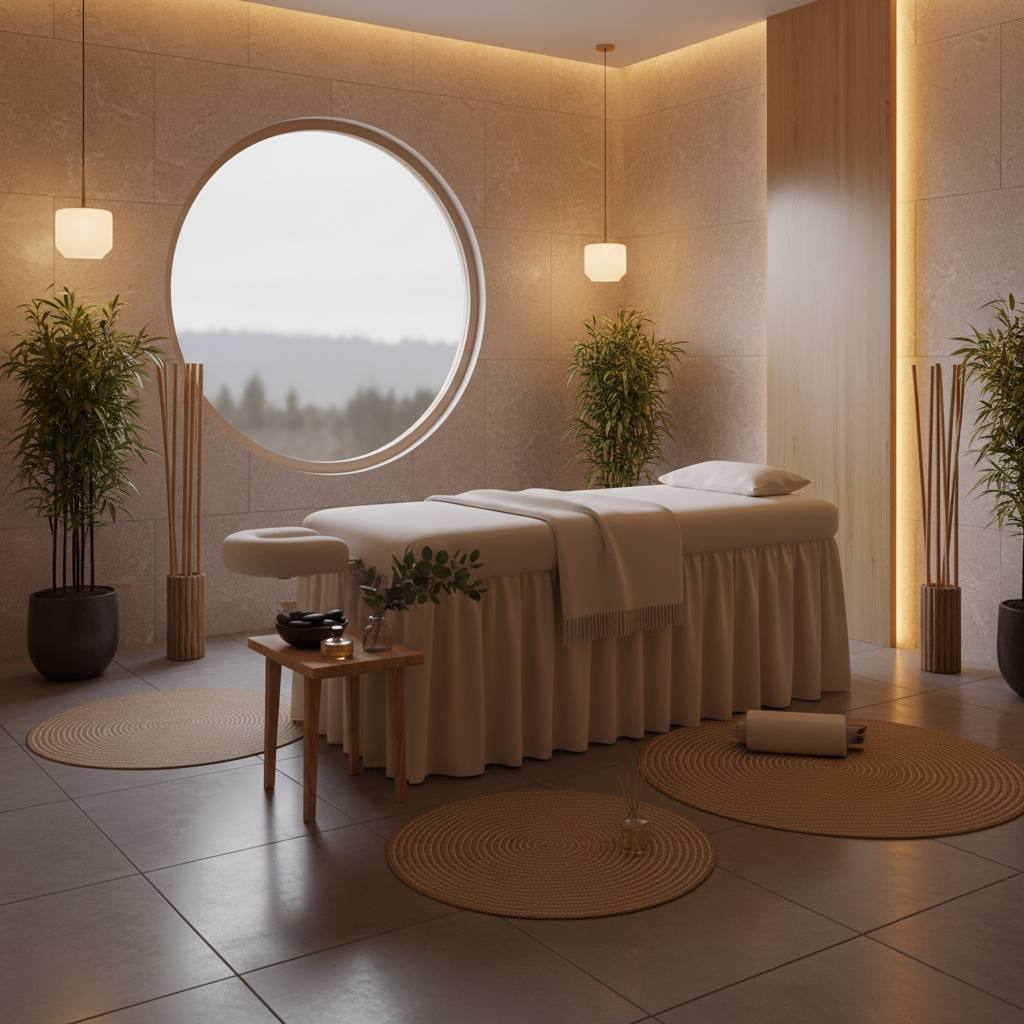 Kırklareli'deki bir masaj salonu