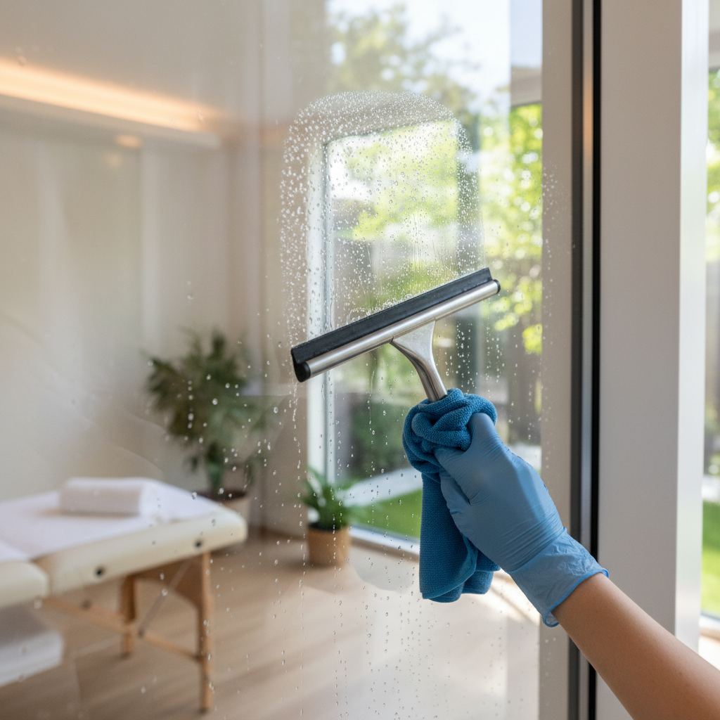 Temiz ve hijyenik masaj odası