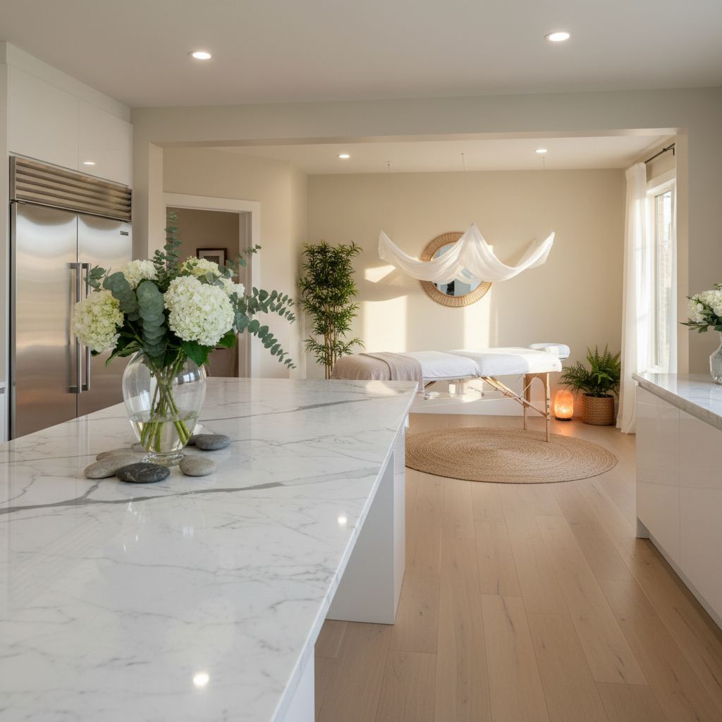 Rahatlatıcı bir masaj odası