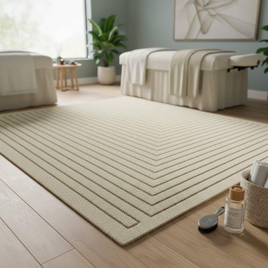 Rahatlatıcı bir masaj salonu atmosferi