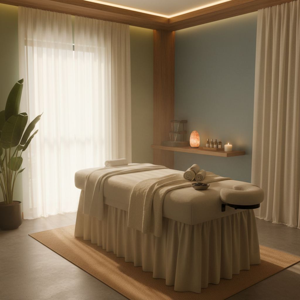 Rahat bir masaj odası