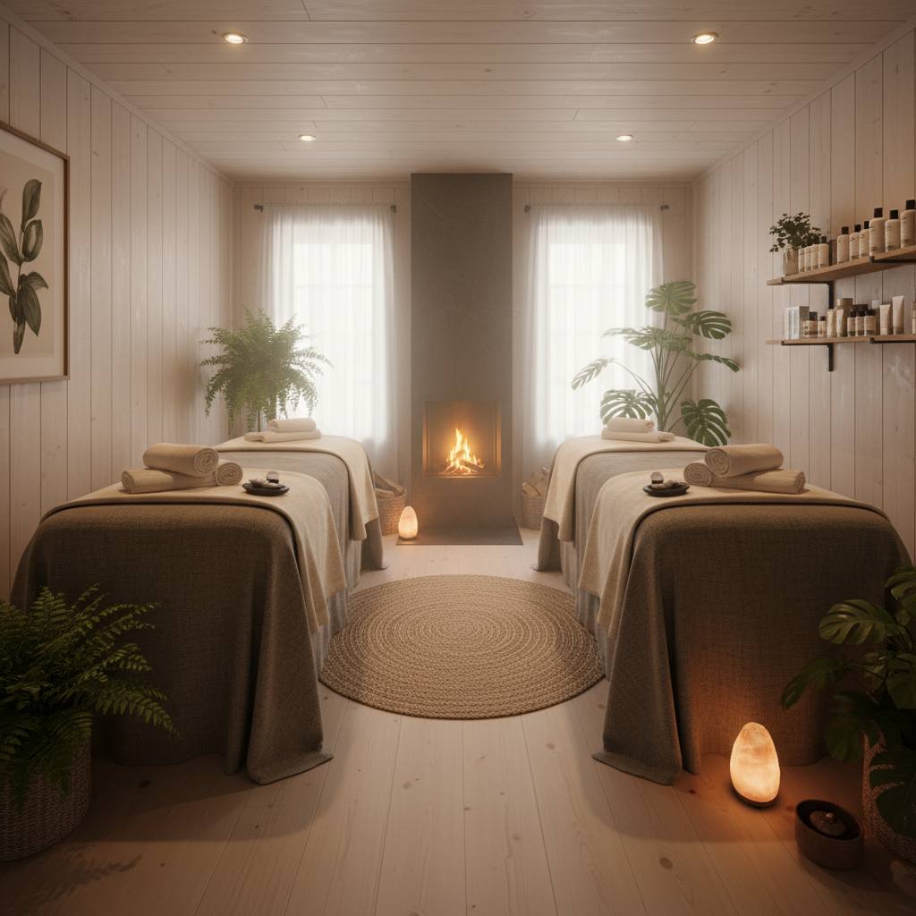 Rahatlatıcı masaj ortamı