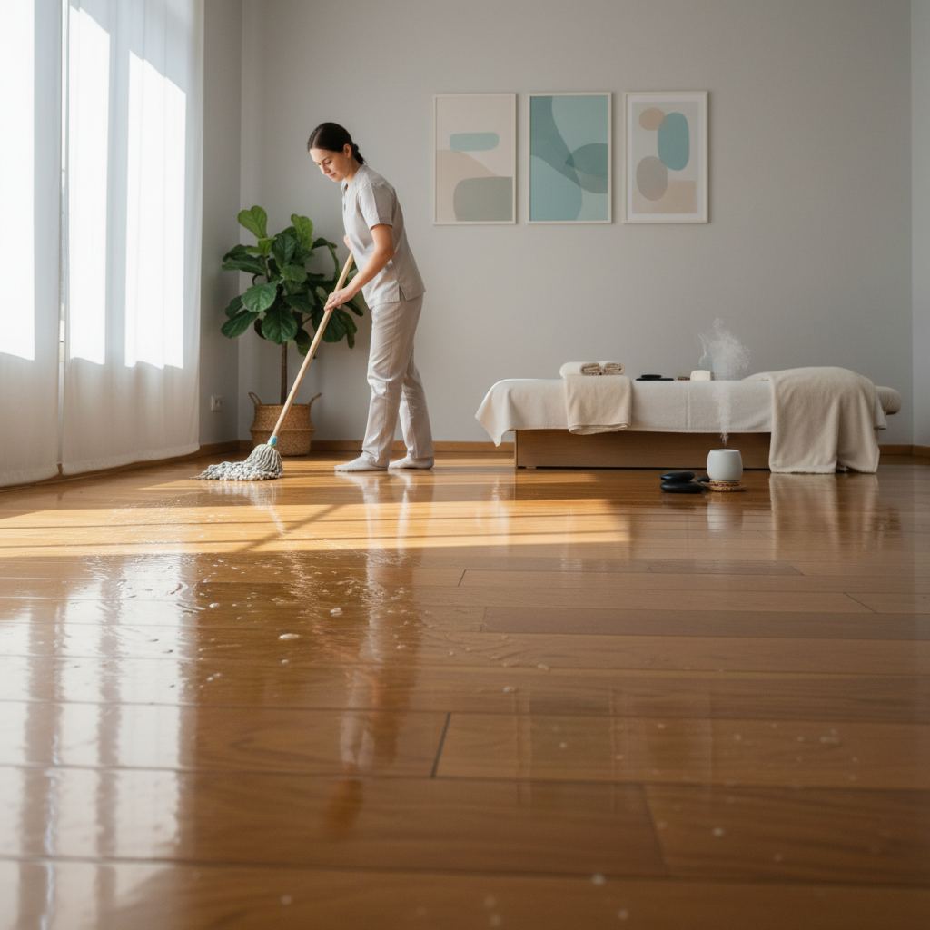 Rahat ve huzurlu bir masaj odası