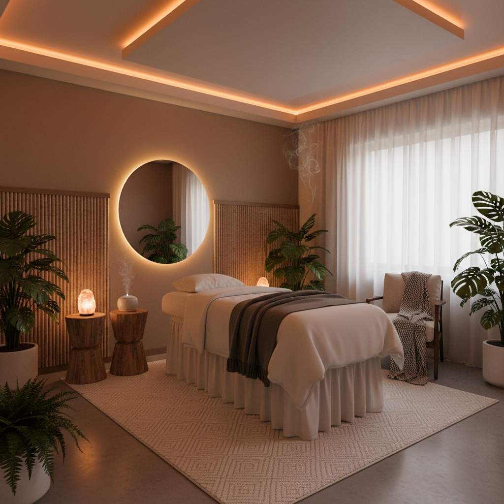 Rahat bir masaj odası