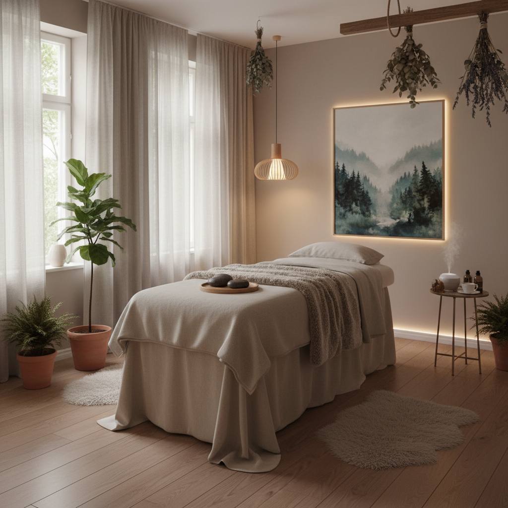 Rahat bir masaj odası