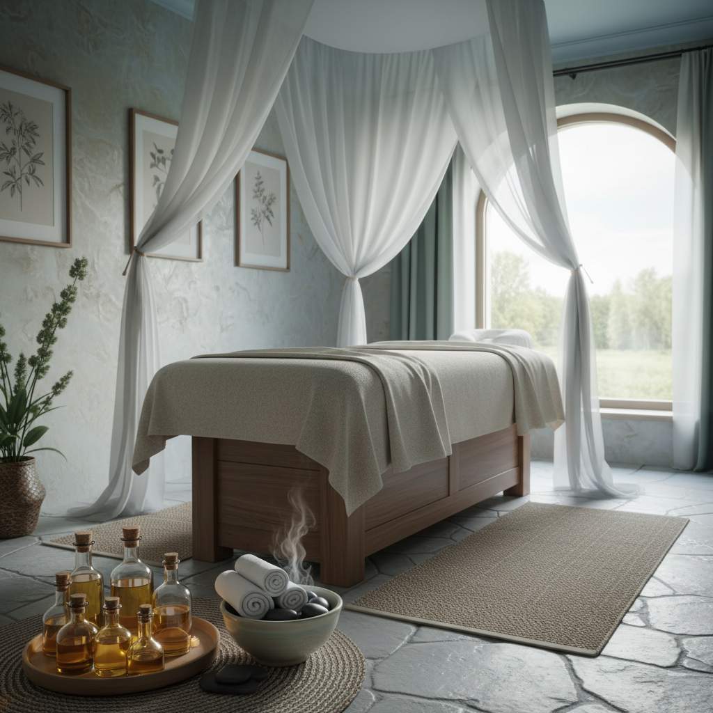 Kırklareli'de bir masaj odası