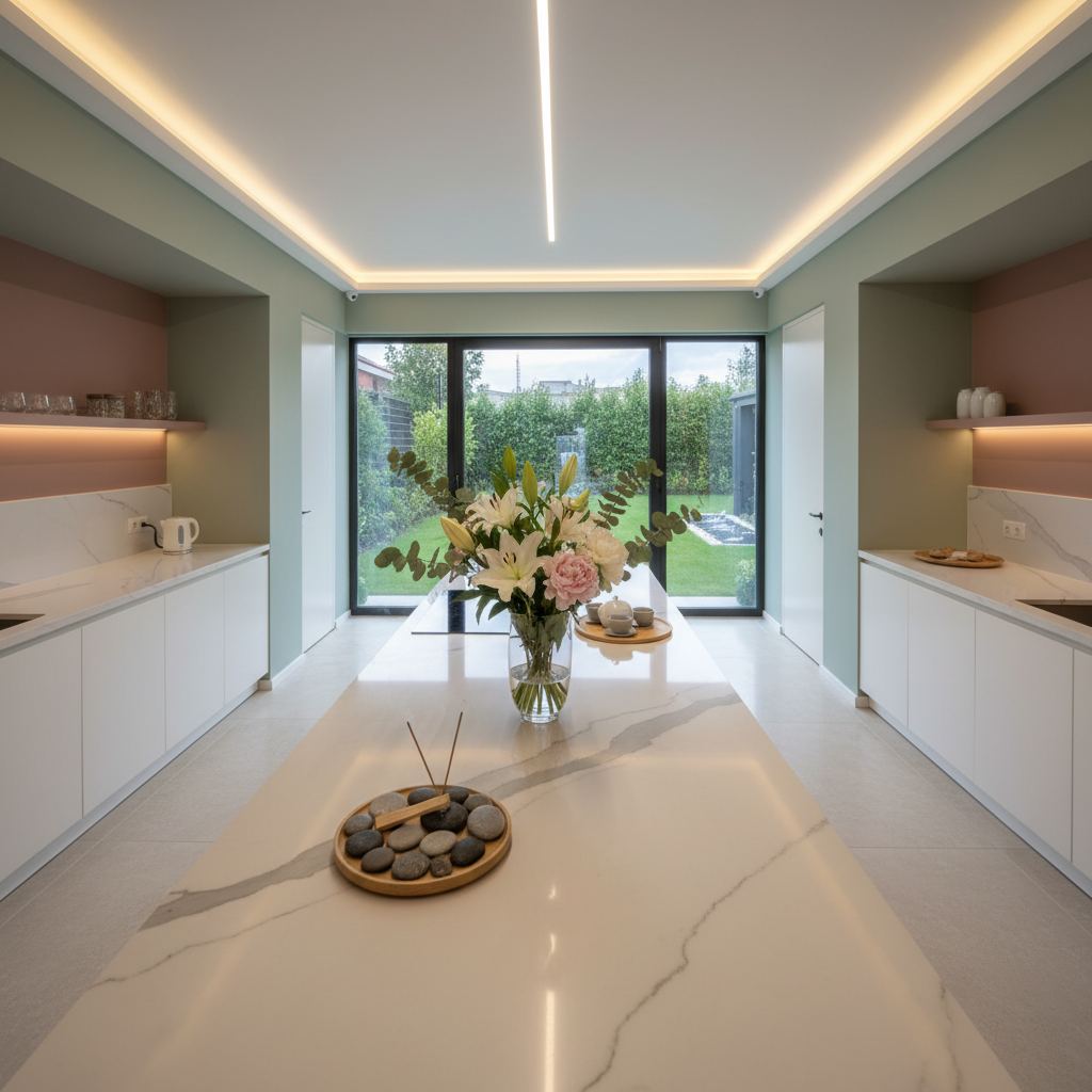 Kırklareli'deki bir masaj salonunun huzurlu atmosferi