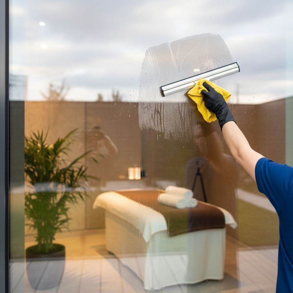 Rahatlamayı sağlayan modern bir masaj odası