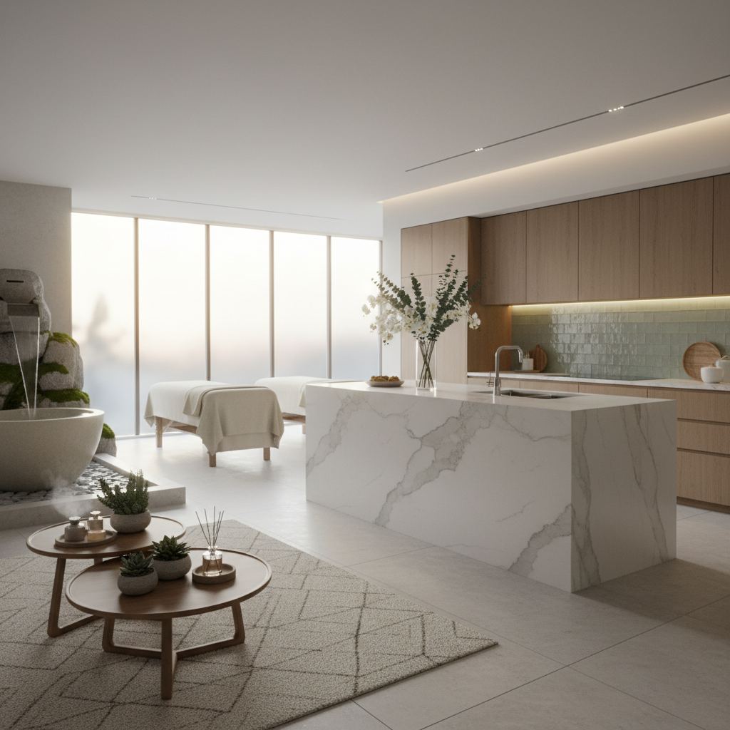 Rahatlatıcı bir masaj alanı