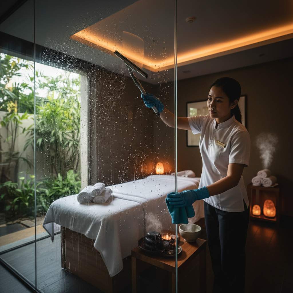 Rahatlatıcı masaj ortamı