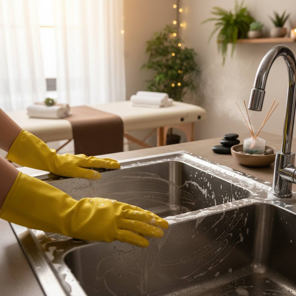 Rahatlatıcı bir masaj odası