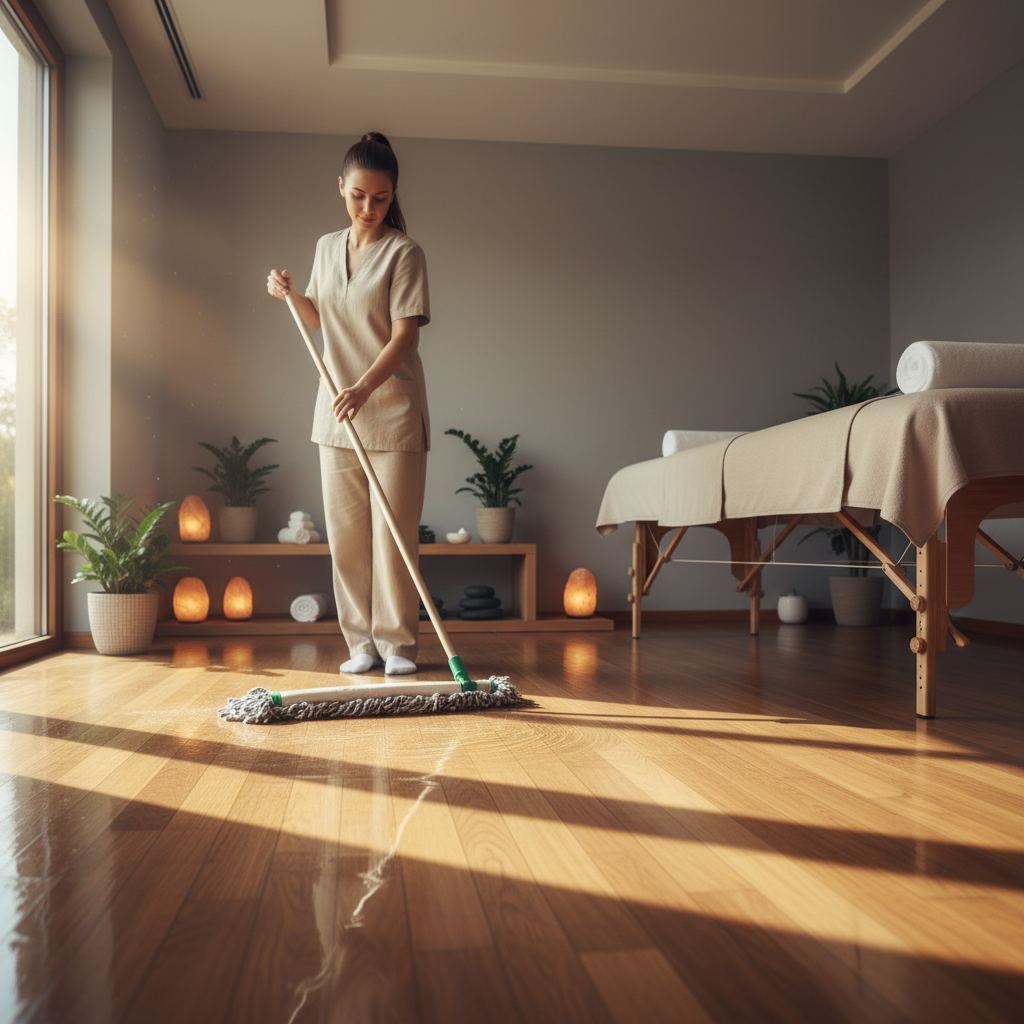 Lüks bir masaj salonu ortamı